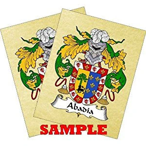 Gesors Coat Of Arms Baron Prints / Family Crest Parchment 8 1/2 X 11 Inches + Free Bonus Print